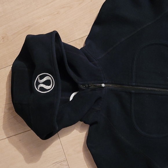 Lululemon Zip-Up Hoodie, Black Medium - Picture 2 of 7